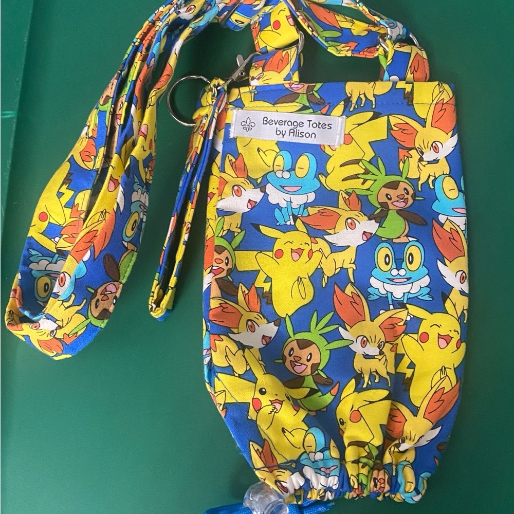 Colorful Pokémon Beverage Tote